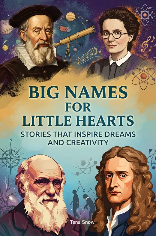 Big Names for Little Hearts — children's biography book cover