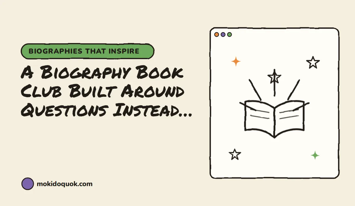 A Biography Book Club Built Around Questions Instead of Quizzes