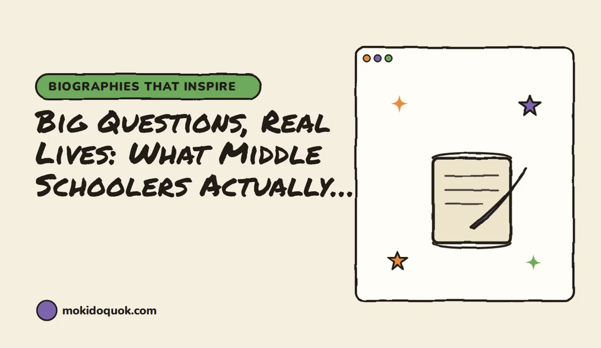 Big Questions, Real Lives: What Middle Schoolers Actually Want to Read